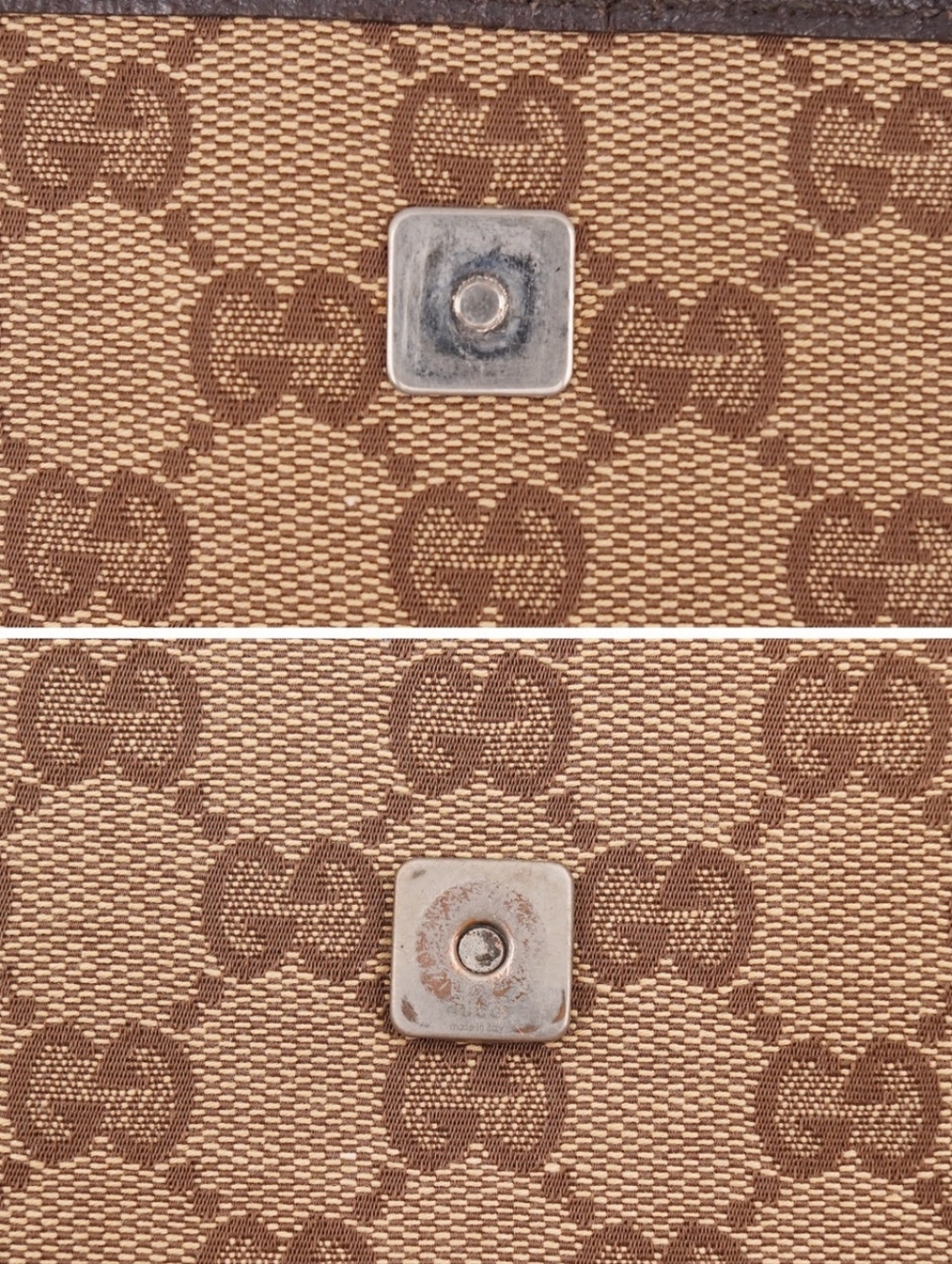 CH20 💗 GUCCI Monogram Canvas Flap Messenger - Picture 9 of 12